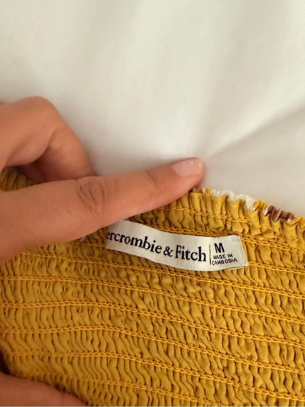 Abercrombie & Fitch Yellow Floral Maxi Sundress